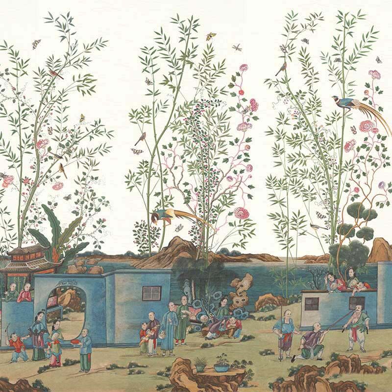 Schumacher's Canton Reverie wallpaper